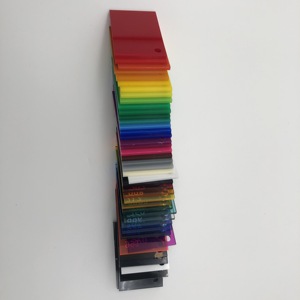 Acrylique rouge panneau personnalisé couleur feuille acrylique plexiglas - Product Image 1