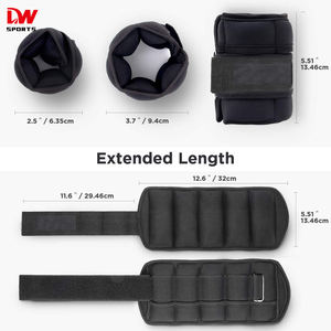 DW الرياضية مصنع الجملة أوزان للكاحل اللياقة البدنية الكاحل الوزن قابل للتعديل أوزان للكاحل - Product Image 4
