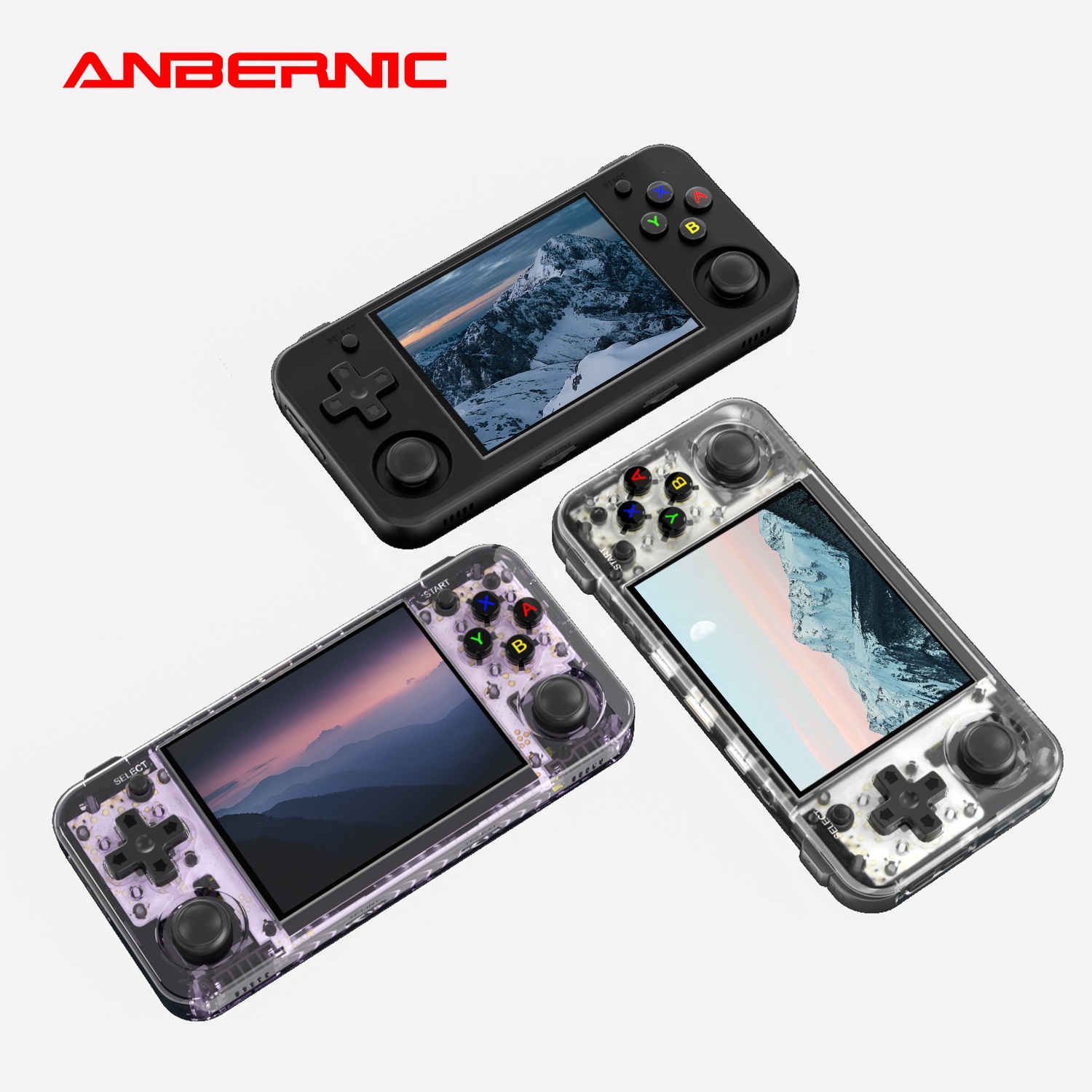 2024 yeni ANBERNIC RG35XX H RG35XXH Video oyunu konsolları 3300mAh pil oyun PSP PS1 Wifi kablosuz Gamepad RG35XX yükseltme bağlayın