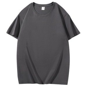 180 GSM High Quality 100% Cotton Wholesale Oversized Streetwear Unisex Heavyweight T-shirts for Men - Product Image 5