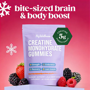Gomitas de Creatina de Marca Privada, 5g de Monohidrato, Suplemento Vegano para Adultos, OEM, ODM, Certificado Halal, Fabricante de Gomitas de Nutrición Deportiva - Product Image 4