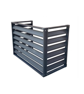 <span class=keywords><strong>Cache</strong></span>-climatiseur mural extérieur en aluminium sur mesure pour unité extérieure - Product Image 1