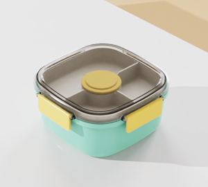 Nouveauté - Boîte à bento Escart - Étanche, sans BPA, grande capacité, bento carré, récipient de stockage alimentaire, écologique - Product Image 6