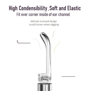 Otoscope PAKISS de conception haut de gamme, nouveau, pour l'élimination du cérumen, <span class=keywords><strong>avec</strong></span> Wi-Fi intégré, outil de nettoyage des <span class=keywords><strong>oreilles</strong></span> sûr pour la santé, <span class=keywords><strong>caméra</strong></span>, écouteur électrique pour l'élimination du cérumen - Product Image 4