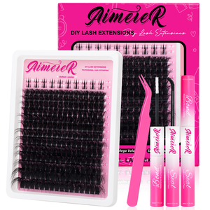 12-15mm 200D Cluster-Wimpern mit Unterwimpern Ultra-Volumen D-Curl Flauschig Weich Gewichtlos DIY Wimpern-Cluster - Product Image 6