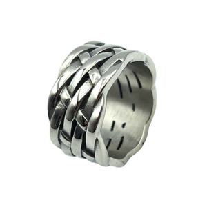 Anillo Impermeable de Acero Inoxidable 316L para Hombre, Anillo Gótico, Variedad de Anillos de Calavera Vintage para Motociclistas, Joyería Vikinga para Hombre, Accesorio - Product Image 4