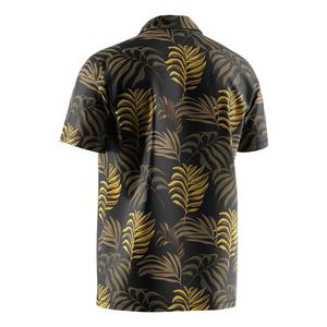 เสื้อเชิ้ตแขนสั้นลายดอกไม้แห้งเร็วสำหรับผู้ชาย เสื้อชายหาดสไตล์ฮาวาย - Product Image 4