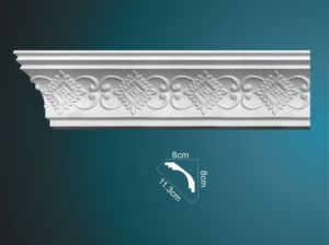 Moulure de <span class=keywords><strong>corniche</strong></span> pour matériaux de construction intérieurs Moulure décorative pour sculpture Polyuréthane à l'intérieur Moulure étanche pour coin sculpté - Product Image 2