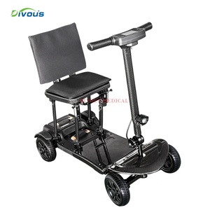 Scooter Eléctrico Plegable Ligero de Fibra de Carbono de 17 kg, Scooter Eléctrico Pequeño para Personas Mayores y con Discapacidad - Product Image 2
