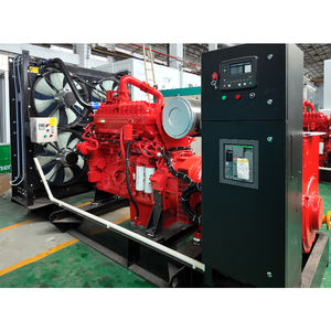 커민스 400Kw 500Kw 600Kw 800Kw 천연 가스 자동 시작 원격 고효율 수냉식 오픈 프레임 터빈 발전기 세트 - Product Image 1