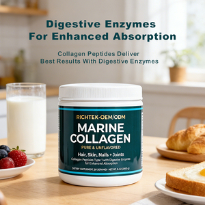 Integratore alimentare non aromatizzato personalizza integratore in polvere di collagene Peptide di pesce marino idrolizzato di alta qualità - Product Image 4