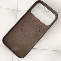 Vente en gros de coques en cuir Togo entièrement enveloppées de haute qualité pour iPhone 18 Pro Max, étui de téléphone en cuir pour mobile