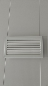 Porte en PVC thermoformé avec panneau à persiennes intégré, anti-déformation, respirante, <span class=keywords><strong>pour</strong></span> usage domestique, certifiée CE ISO - Product Image 4