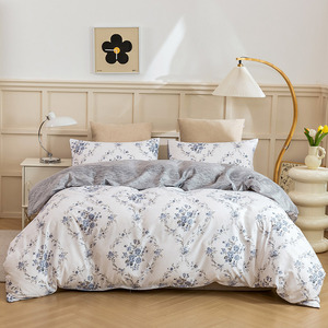 Juegos de fundas de edredón estampadas de poliéster 100% supersuaves personalizadas de alta calidad de fábrica con fundas de almohada con cremallera, fundas de edredón, juego de cama - Product Image 1