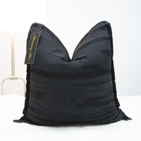 Taie d'oreiller carrée 45x45 cm en coton 100% écologique, non toxique, avec fermeture éclair, pour usage domestique, hôtelier et hospitalier, unie et personnalisable