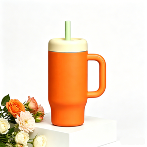 <span class=keywords><strong>Mug</strong></span> <span class=keywords><strong>isotherme</strong></span> de haute <span class=keywords><strong>qualité</strong></span> avec couvercle à paille, bouteille d'eau en acier inoxydable à double paroi, gourde de voyage, gobelet pour enfants, école - Product Image 5