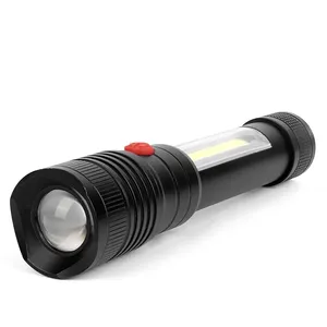 Bán T6 + COB ánh sáng mạnh mẽ Đèn pin ngoài trời đa chức năng LED với nam châm COB làm việc đèn AAA khẩn cấp pin khô - Product Image 2