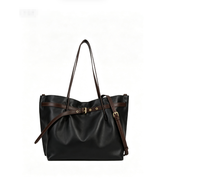 Sac fourre-tout grande capacité, sac à main de travail pour femme, sac à fausse fourrure, sac rétro pour tous les jours, sac fourre-tout avec quincaillerie dorée, sac tendance pour femme