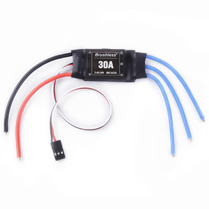 Contrôleur de vitesse électronique (ESC) sans balais XXD 30A pour multicoptère, hélicoptère, avion RC 2-4S, contrôleur de vitesse électrique 5V 2A BEC, modèle métallique unisexe 30A - Product Image 3