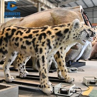 Véritable léopard sauvage parc haute Simulation modèle Animal léopard animatronique