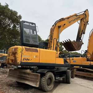 Excavatrice de roue de la Corée hyundai 210 utilisée hyundai 210W-7/220-9s/excavatrice originale utilisée de roue de 210-9s/r210/210 Lc -7/220-9 225 - Product Image 2