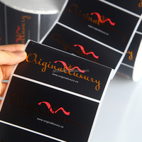 Impression personnalisée de logo, autocollant imperméable, emballage pour petites entreprises, étiquette autocollante colorée