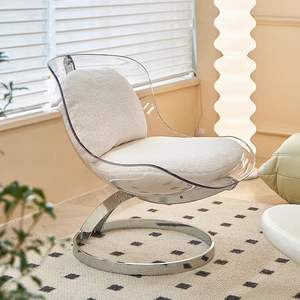 2024 couleur personnalisée acrylique oeuf balançoire chaise <span class=keywords><strong>canapé</strong></span> chaise <span class=keywords><strong>pour</strong></span> la maison table à manger chaises - Product Image 1