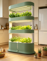 Verticale Aeroponische Kweektoren Smart LED Hydroponisch Kweeksysteem Binnenhuis Automatisch Bodemloos Verticaal Boerderij Tuinset