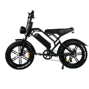 USA Stock fast delivery big power 20 inch off road fat tire upgradeable dual battery long range super electric bike 73