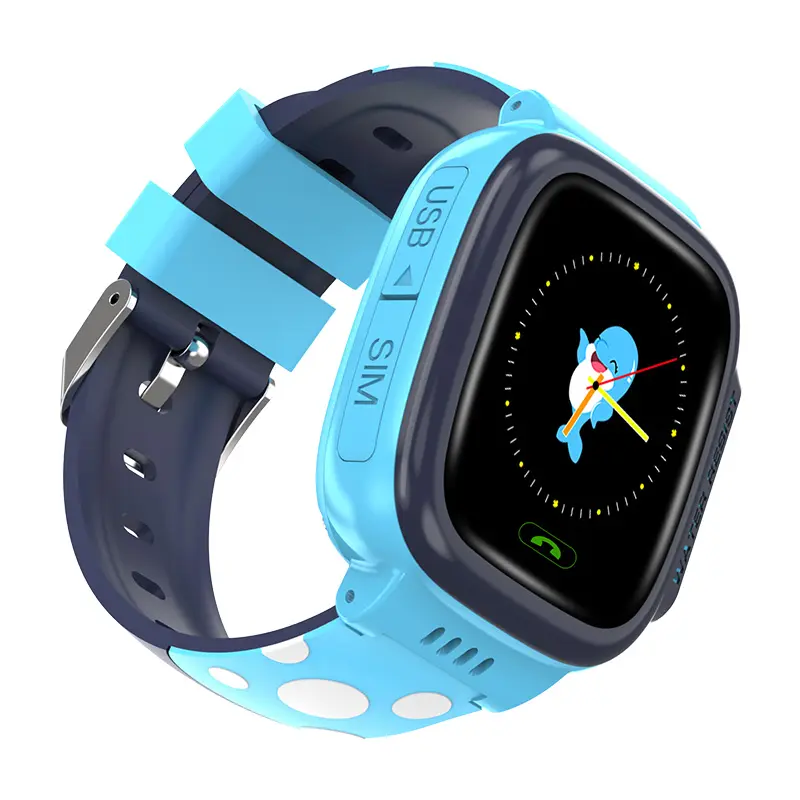 ساعة ذكية 2G الاطفال Smartwatch جهاز تعقب تحديد المواقع مقاوم للماء الاطفال الهاتف ووتش مع كاميرا بطاقة sim تدعمها ساعة ذكية
