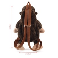 NOUVEAU Sac à dos d'école drôle de singe en peluche jouet en peluche