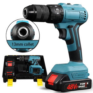 Taladro de Impacto Manual de 13 mm con Motor Sin Escobillas de Súper Potencia de 220 V para Construcción, Modelo 2025 - Product Image 4