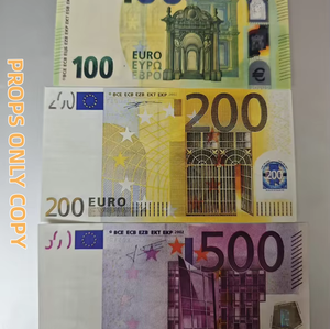 Dinero Falso Realista de Euro para Fiestas, Decoración, Juegos, Tarjetas de Juego de 5, 10, 20, 50, <span class=keywords><strong>100</strong></span>, 200, 500 Euros, Regalo de Navidad y Cumpleaños, Dinero de Juguete - Product Image 5