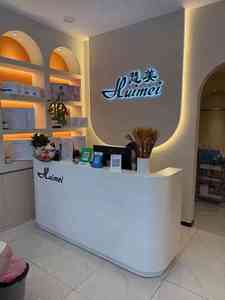 Mostrador de Recepción Moderno para Tienda, Fabricado en Fábrica, con Logotipo Personalizado, Diseño Simple para Barbería y Salón de Belleza - Product Image 4