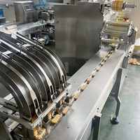 Système d'emballage à flux continu efficace pour biscuits et gâteaux, machine d'emballage de précision