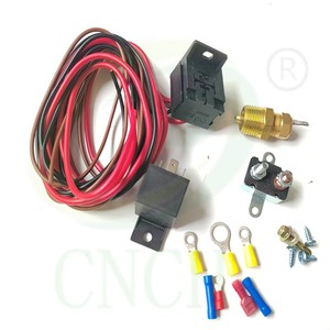 สวิตช์เซ็นเซอร์เทอร์โมสตัท185เปิด175ปิด40A ชุดพัดลมระบายความร้อนหม้อน้ำ - Product Image 1