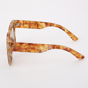 2025 tendance OEM unisexe pleine jante carré en plastique mode lunettes de soleil avec lentille de protection UV400 couleur Pantone disponible CE - Product Image 3