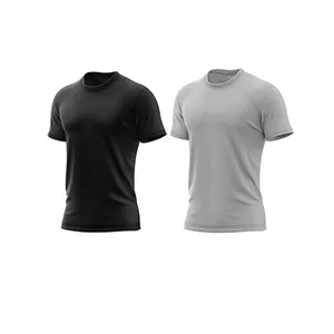 In Shock articles T-Shirt en Polyester uni chemises surdimensionnées pour hommes pas cher Xs-5Xl