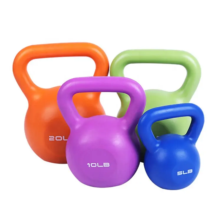 Vendita calda tozzo Unisex sollevamento allenamento Fitness personalizzato color sabbia Kettlebell