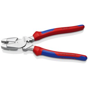 KNIPEX 09 15 240 Power Combination <b>Pliers</b> "Lineman's <b>Pliers</b>" American pattern with multi-component handles chrome plated 240 mm - Product Image 2