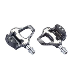 Pedales Ligeros de Fibra de Carbono con Calas de Bloqueo Compatibles con <span class=keywords><strong>SPD</strong></span> para Bicicleta de Carretera y Equipo para <span class=keywords><strong>MTB</strong></span> y Ciclismo - Product Image 4