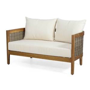 Juego de Sofás de Diseño Nuevo, Muebles de Madera Maciza, Juego de Sofás para Exteriores, Juego de Sofás para Jardín - Product Image 3