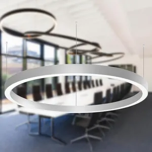 Barrina Modern Pendant Office Circle Hanging Pendent Light Round Led Light