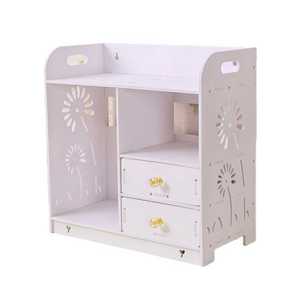 Organizador de Cosméticos con Cajones, Cómoda de Noche, Organizador de Productos para el Cuidado de la Piel, Estante de Almacenamiento para Escritorio de Oficina - Product Image 1