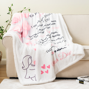 <span class=keywords><strong>Couverture</strong></span> <span class=keywords><strong>personnalisée</strong></span> pour la fête des mères, impression numérique, <span class=keywords><strong>couverture</strong></span> de maternité, 100% polyester, 60x70 pouces, anti-boulochage, chaleur enveloppante - Product Image 2