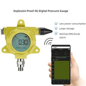 เซ็นเซอร์ความดัน Lino ไร้สาย 4G LoRA Atex เกจวัดความดันแบบดิจิตอลป้องกันการระเบิดเกจวัดแรงดันอากาศน้ํา - Product Image 2