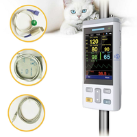 Monitor Multi parameter hewan peliharaan dokter hewan Monitor tanda Vital portabel