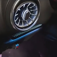Nouvelle lumière d'ambiance dynamique style écailles de dragon pour Audi A3 S3 8V 2013-2020, lampe d'ambiance de voiture Plug and Play, mise à niveau