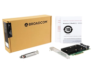 LSI 9400-16i PCIe 3.1 X8 12Gb/s SAS SATA NVMe Tri-Mode HBA Adapter SFF-8643 untuk Server Pusat Data