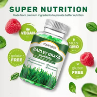 Supplément alimentaire Gummies d'extrait de graine d'herbe d'orge gommeux Supergreens Vitamin Gummies